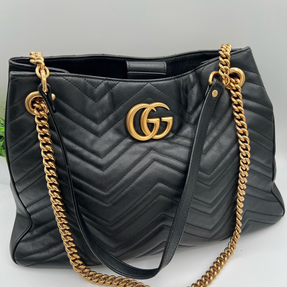 Gucci Mormont tote leather tote bag 😍